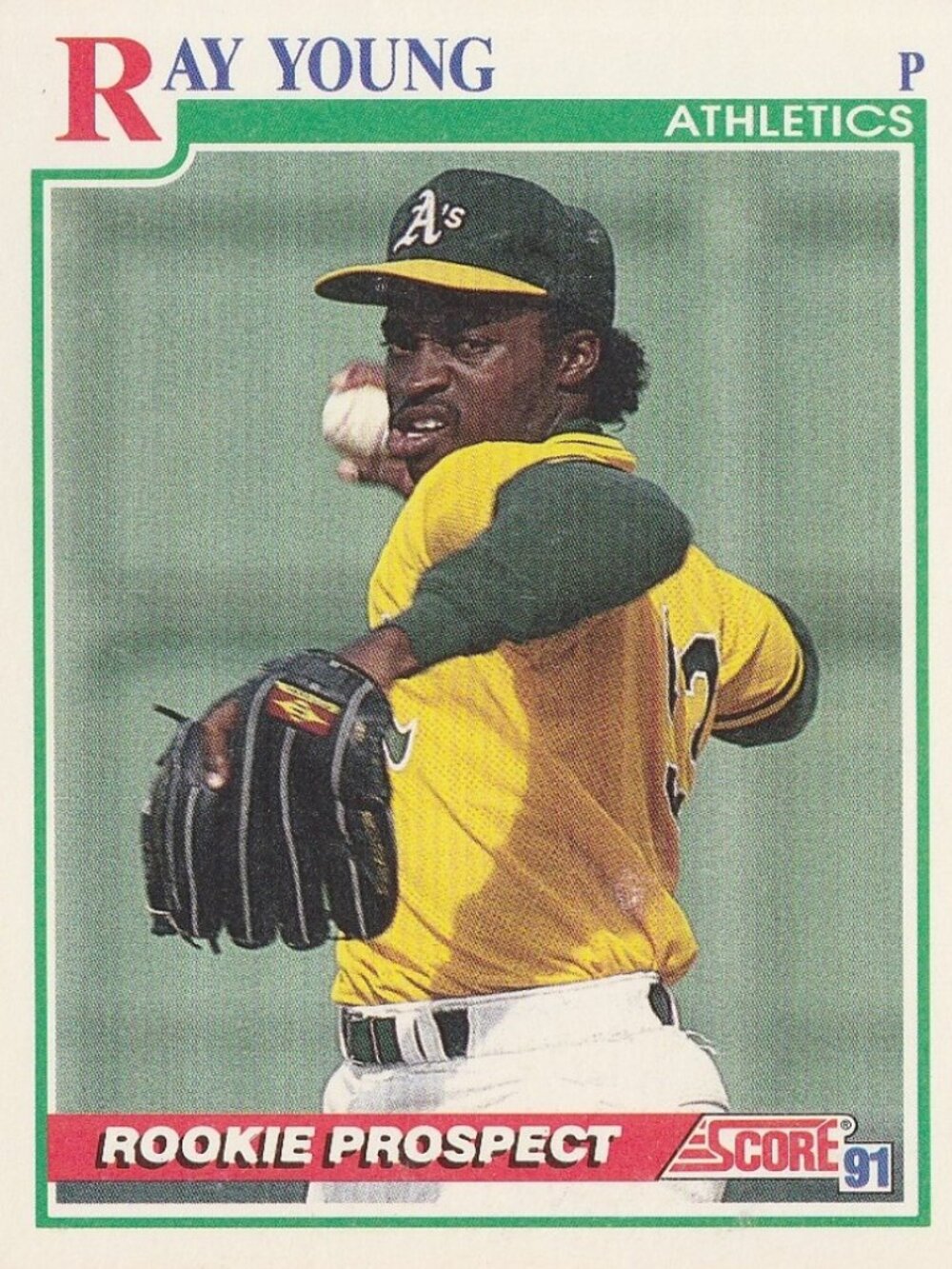 Ray Young - Score 91 Rookie Prospect Baseball Card